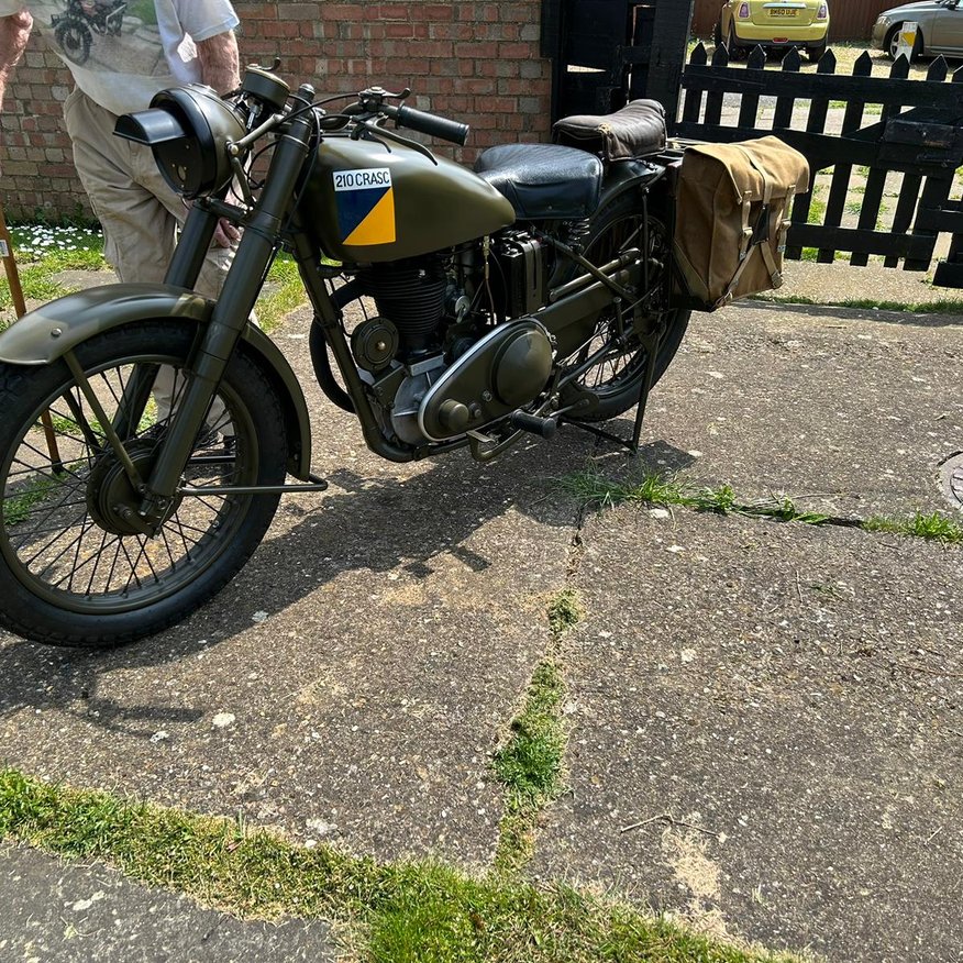 matchless motorcycle military paintwork