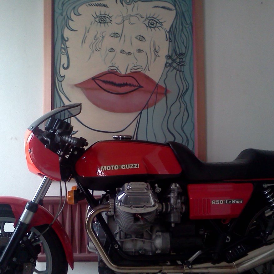 Moto guzzi le manns motorcycle